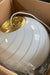 Italiensk Murano pendel loftlampe i hvid opal glas med swirl mønster.   Glasset er mundblæst af en af de mest anerkendte Murano Maestros på et familiedrevet værksted. Udarbejdet efter traditionsrige Murano glaspuster teknikker med en fantastisk swirl. D:40 cm   Størrelsen er perfekt over spisebord eller som loftspendel. 