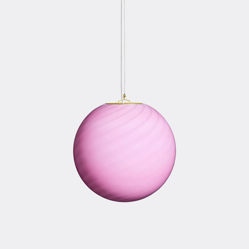 Murano Candy pendant bubble gum pink D: 30 cm