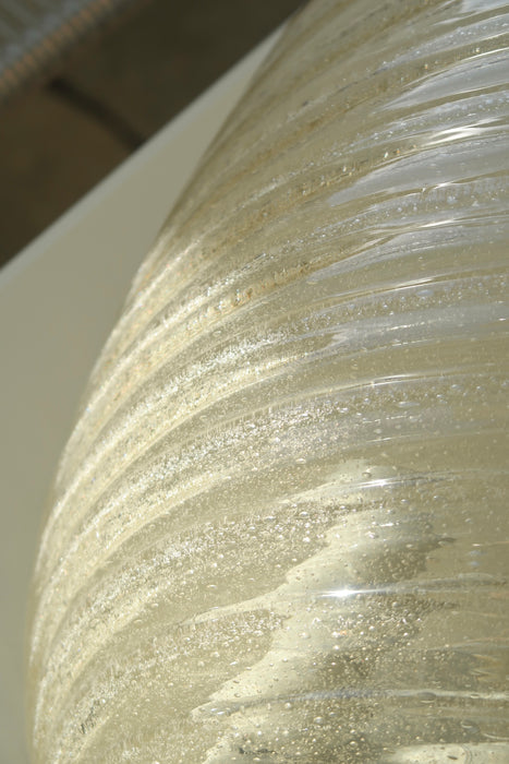 Sæt af vintage Murano guld væglamper med messing B:29 cm