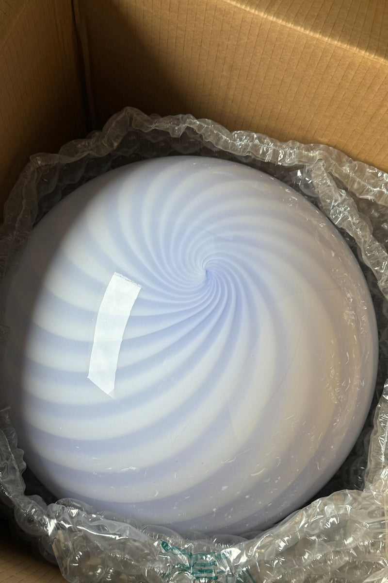 Large Murano Candy pendant lavender swirl D: 40 cm