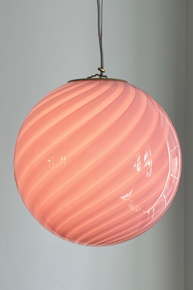 Murano Candy pendant bubble gum pink D: 30 cm