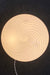 Vintage Murano plafond loftlampe / væglampe. Mundblæst hvid opal glas med swirl og messing bund. 3x E14 fatning. Håndlavet i Italien, 1970erne. D:30 cm⁠⁠ H:16 cm