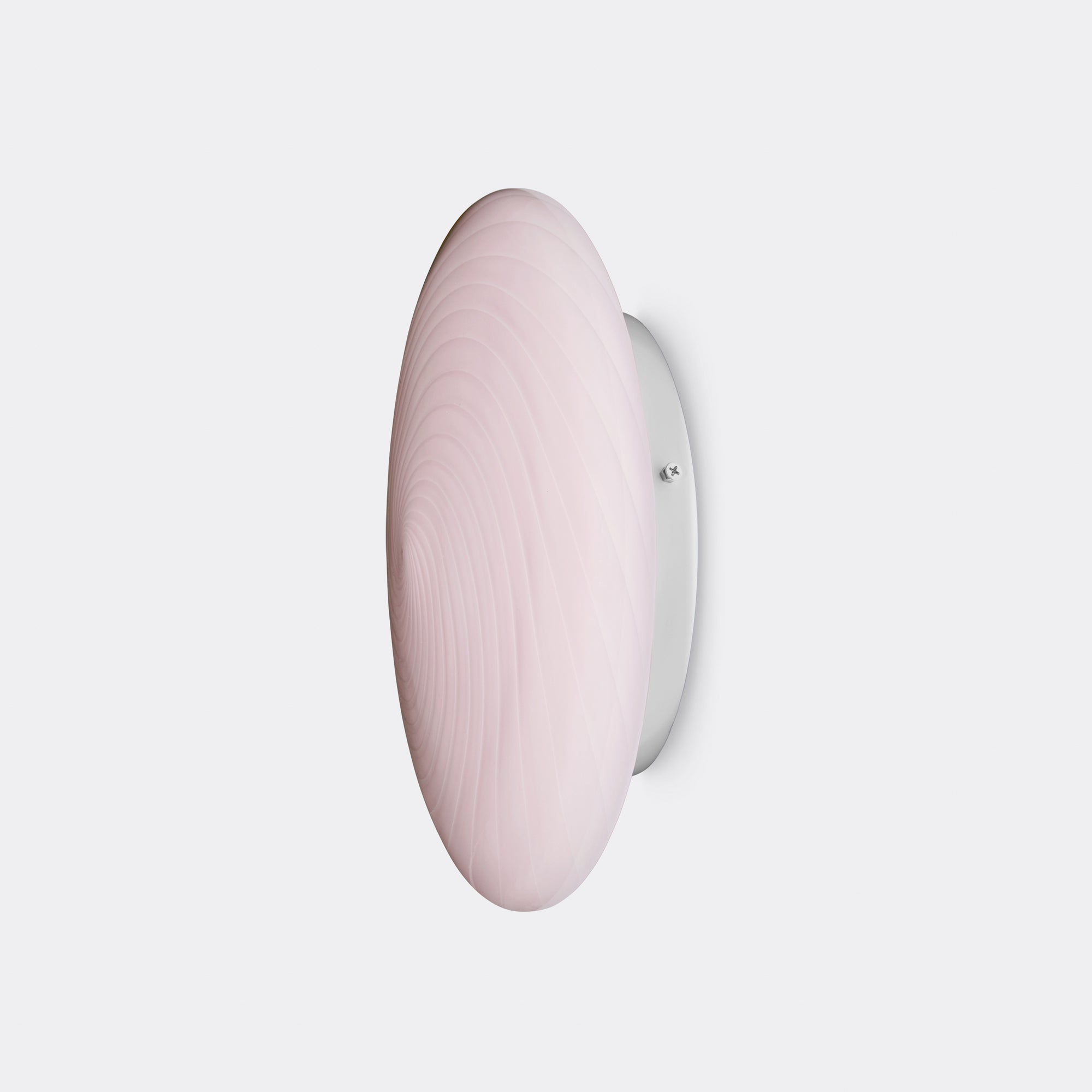 Murano Candy plafond blød lyserød swirl D:30 cm