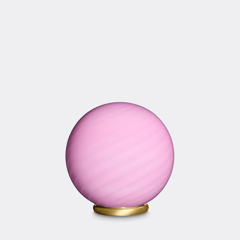 Murano Candy bordlampe bubble gum swirl D:20 cm