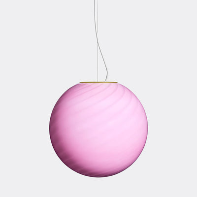 Large Murano Candy pendant bubble gum pink D: 40 cm