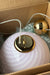 Ny Murano candy pendel loftlampe i en fin blød lyserød nuance. Mundblæst glas i rund form med swirl mønster. E27 fatning. Kommer med justerbart messingbelagt ophæng samt transparent ledning.  Håndlavet i Italien.  D:30 cm  