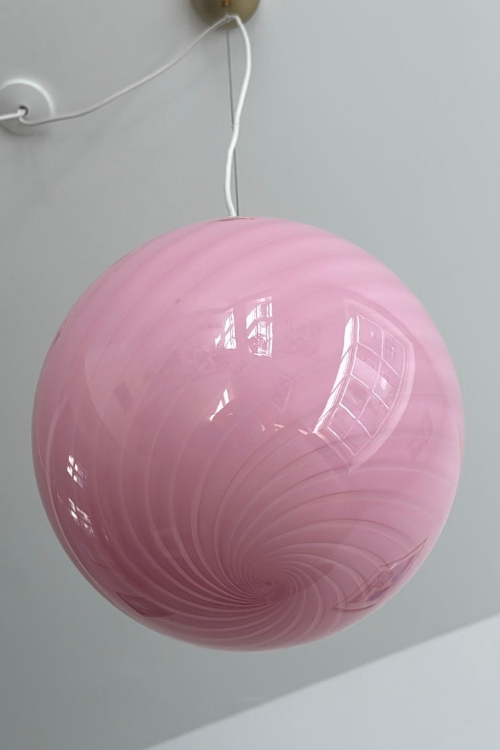 Murano Candy pendant bubble gum pink D: 30 cm