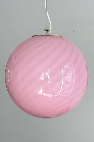 Murano Candy pendant bubble gum pink D: 30 cm