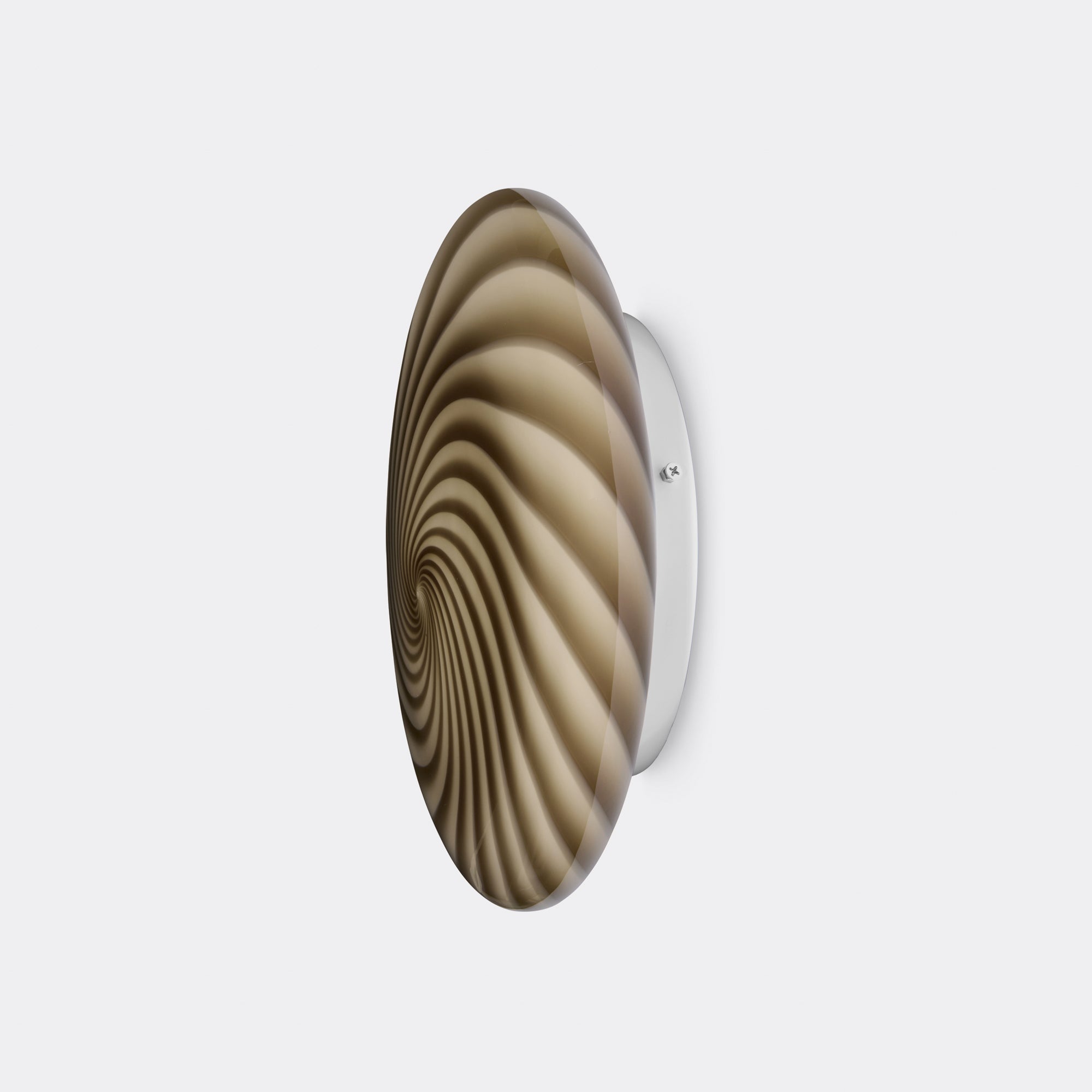 Murano Candy flush mount grey/brown swirl D: 30 cm