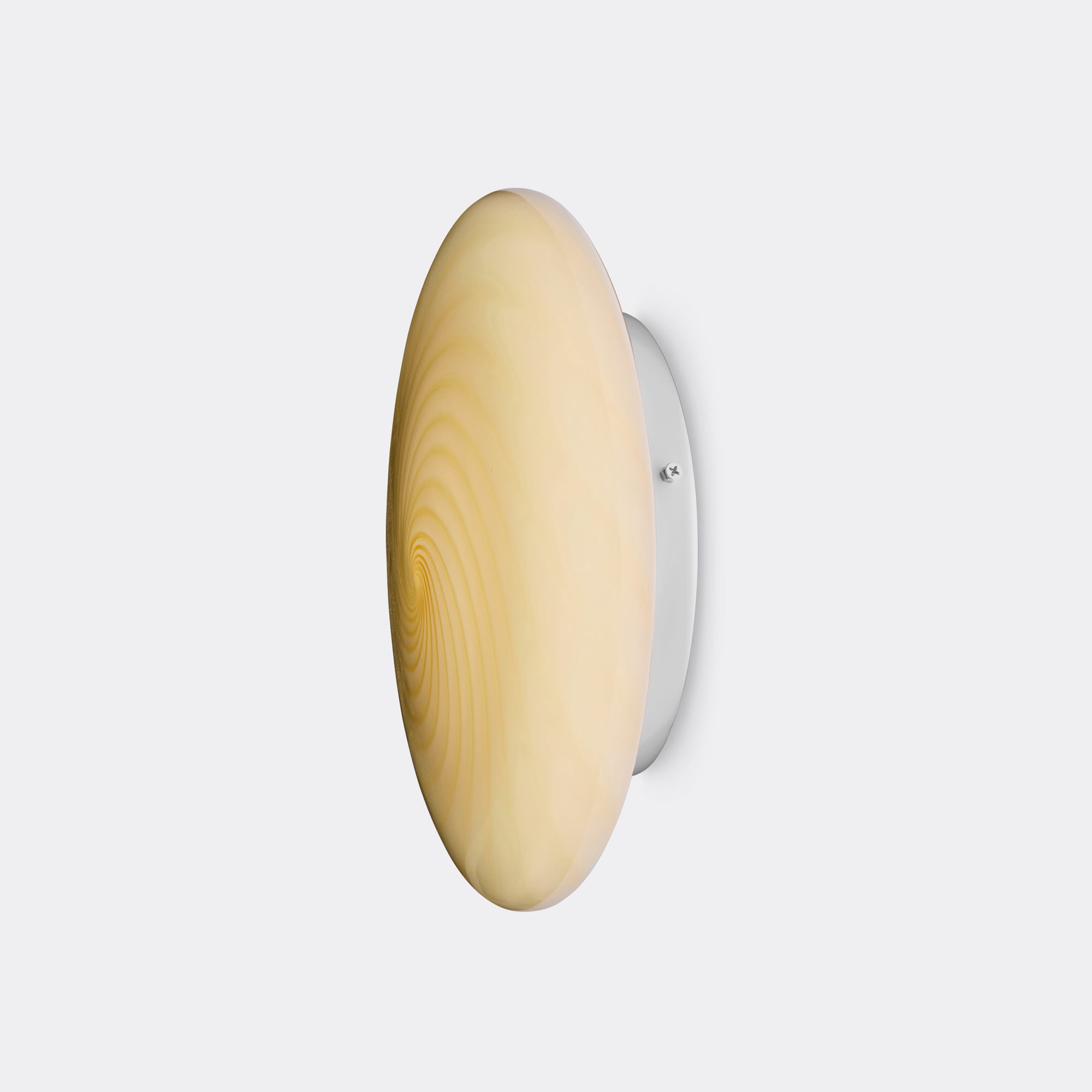 Murano Candy Plafond Yellow Swirl D: 30 cm