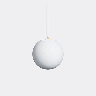 Murano Candy pendant white swirl d: 20 cm