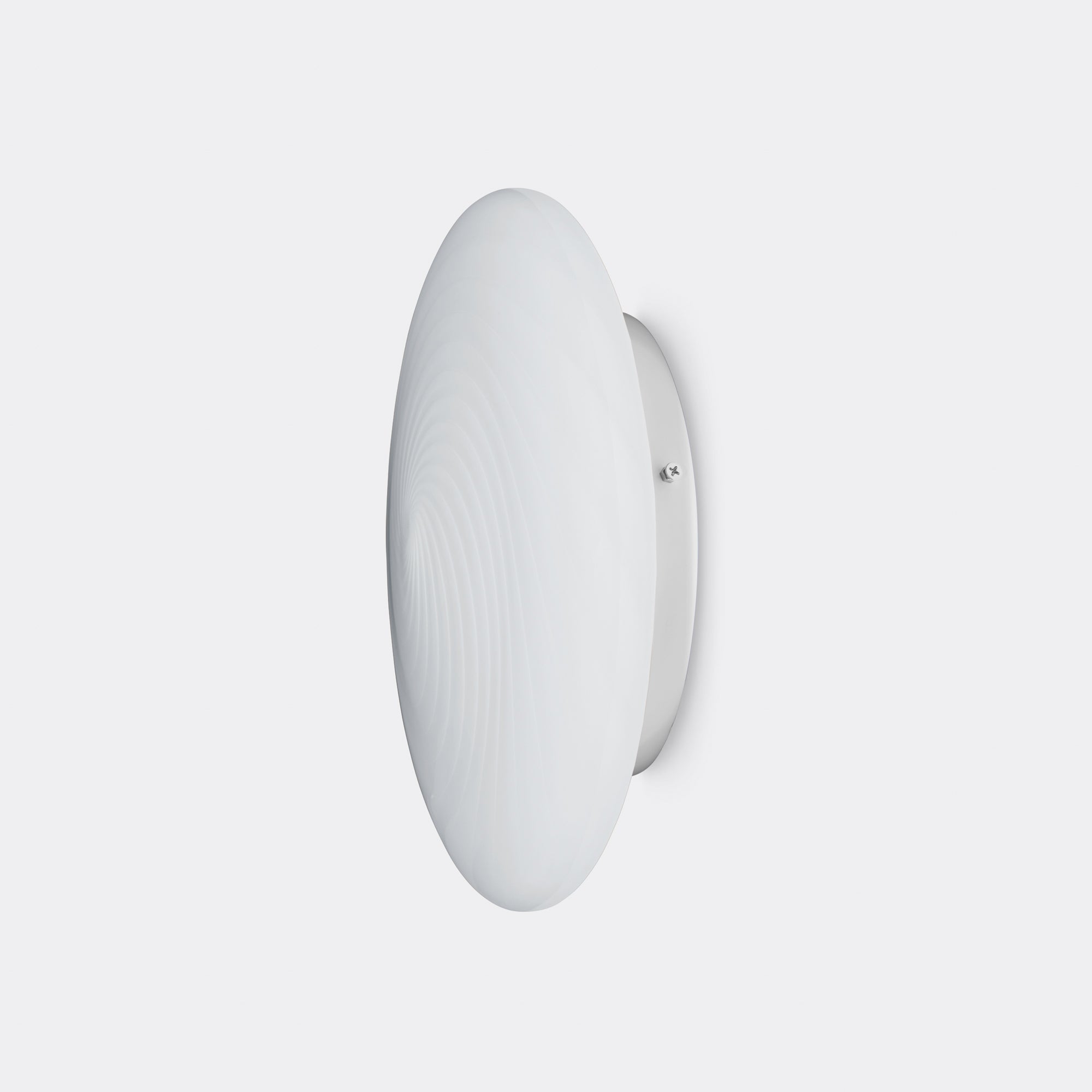 Murano Candy flush mount white swirl D: 30 cm