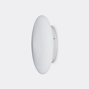 Murano Candy flush mount white swirl D: 30 cm