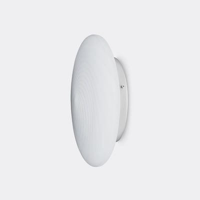 Murano Candy flush mount white swirl D: 30 cm