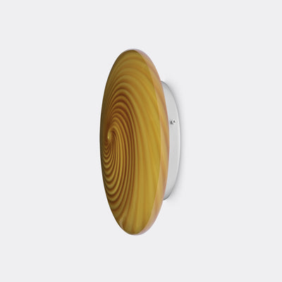 Murano Candy flush mount amber swirl D: 30 cm