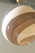 Stor vintage Murano loftlampe i den fin cream latte nuance. Glasset er mundblæst i rund form med et smukt coffee swirl mønster. Håndlavet i Italien, 1970erne, og kommer med messing ophæng. D:40 cm 