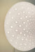 Vintage Murano Vetri plafond loftlampe / væglampe. Mundblæst hvid opal glas med bobler og hvid bund. Håndlavet i Italien, 1970erne. Den ene med original mærkat. D:28 cm⁠⁠ H:18 cm.