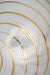 Vintage Murano filigrana loftlampe / pendel i klart glas med gylden og hvid swirl. Giver det fineste mønster på væggen, når solen står på og når den er tændt. Håndlavet i Italien, 1960/70erne, og har messing ophæng. Har i helt original stand. D:40 cm 