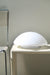 Vintage Murano plafond loftlampe / væglampe. Mundblæst hvid glas med swirl og hvid bund. Håndlavet i Italien, 1970erne. D:30 cm⁠⁠ H:15 cm.