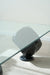 Vintage Italiensk sofabord inspireret af 'Metafora' med flytbare geometriske forme og glasplade. De geometriske forme (kvadrat, pyramide, kugle samt terning) er udført med marmorudtryk. Produceret i Italien, 1980'erne. L:90 cm B:90 cm H:26 cm Massimo Vignelli Metafora Coffee Table low square   