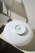 Vintage Murano Vetri plafond lampe, der både kan bruges som loftlampe eller væglampe. Mundblæst hvid opal glas med bobler og hvid bund. Håndlavet i Italien, 1970erne. D:40 cm⁠⁠ H:17 cm.