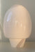 Vintage stor Murano hvid mushroom bordlampe med lyserød swirl mønster. Mundblæst i ét stykke glas, imponerende størrelse. Giver et virkelig fint lys i de mørke aftener. Håndlavet i Italien, 1970erne, og kommer med ny hvid ledning. H:45 cm D:30 cm