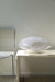 Ekstra stor vintage Murano filigrana plafond loftlampe i transparent glas med et fantastisk swirl mønster. Mundblæst glas monteret på hvid metal bund. Håndlavet i Italien, 1970erne. D:45 cm H:23 cm murano ceiling lamp flat